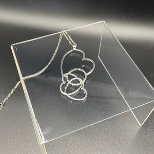Mayors Cascading Heart Necklace - 925